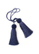 © Elena - Two blue silk tassels isolated on white background for creating graphic concepts