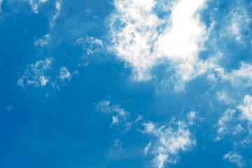 blur clouds on the sky with sun light, nature