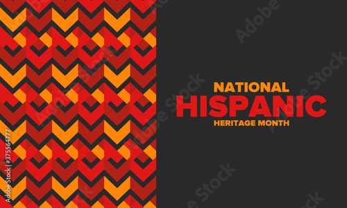 Fotomural National Hispanic Heritage Month in September and October