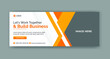 Business promotion and corporate Facebook cover Premium template