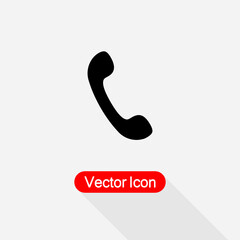 HandSet Icon, Phone Icon Vector Illustration Eps10