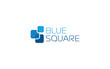 © eMboo - Abstract square logo formed in simple shape with blue color