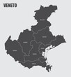 Veneto region map