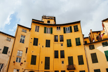 Poster - Italian Architecture in Lucca Italy