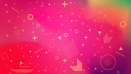 Leinwandbilder - Abstract modern graphic element. Dynamical colored forms and waves. Gradient abstract banner with flowing liquid shapes. Template for the design of a website landing page or background.