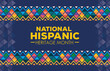 hispanic and latino americans culture, national hispanic heritage month in september and october, background or banner vector illustration design