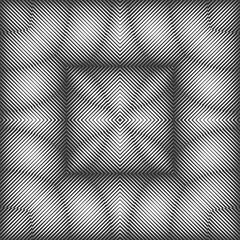 Poster - Simple geometric textures create an optical illusion of volume. Imitation of light and shadow in the picture.