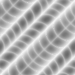 Poster - Abstract seamless geometric pattern with texture. Optical illusion of the volume of the image.