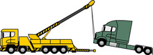 Heavy Duty Truck Recovery - Heavy Vehicle Recovery - Towing - Wrecker Truck - Service - Assistance - 10x4 - European - Truck - Icon