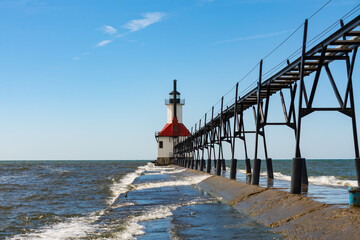 Wall Mural - St. Joseph North Pier Inner Light