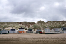 Simple Wooden Beach Homes In Holland