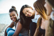 © simon/Stocksy - Group of female Teen relaxing together