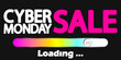 © Denis Sined - Cyber Monday Sale, progress loading bar design template, vector illustration