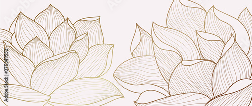 Photographie Luxury wallpaper design template
