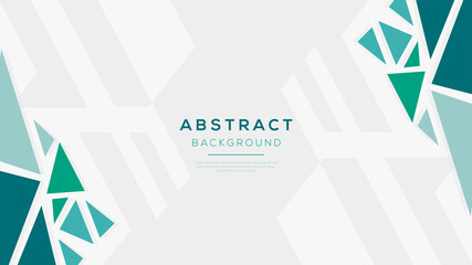 Poster - Abstract background with polygonal shapes and trend color. Minimalist triangle design.