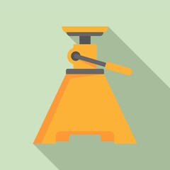 Poster - Tool jack-screw icon. Flat illustration of tool jack-screw vector icon for web design