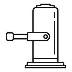Poster - lifter jack-screw icon. outline lifter jack-screw vector icon for web design isolated on white backg