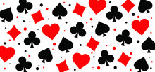 Cards Game Spades Queen King Heart Ace Poker Player Card Game Symbols Spade Jack Oneline Line Pattern Vector Bridge Icons Funny Gambling Play Suit Black Blackjack  Casino Club Gaming Playing Suits