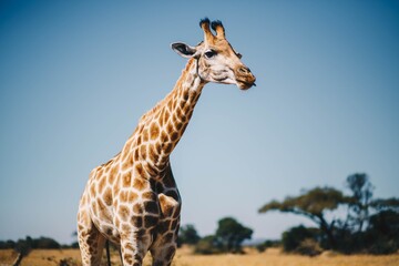 giraffe in africa