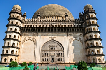 Gol Gumbaz is the most important landmark of Bijapur, Karnataka, India.