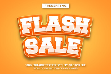Poster - flash sale banner text effect