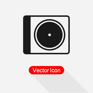 CD Album Icon Vector Illustration Eps10