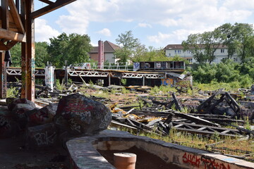 Wall Mural - Lost Place: Blubb Berlin