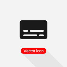 Subtitle Vector Icon
