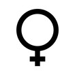 © Gstudio - female gender symbol of sexual orientation line style icon