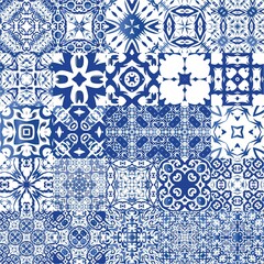  Traditional ornate portuguese azulejos.