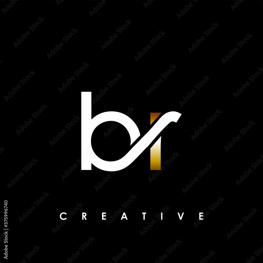br Letter Initial Logo Design Template Vector Illustration Stock Vector ...