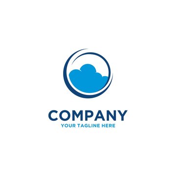 letter C Cloud  Logo template modern design