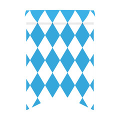 Poster - oktoberfest flag waving ribbon hanging