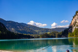 Fototapeta Fototapety z mostem - Braies Lake - The most beautiful place