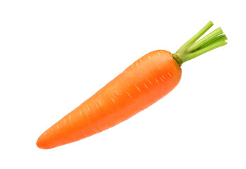 Wall Mural - Fresh Carrot isolated on white background, Clipping path.