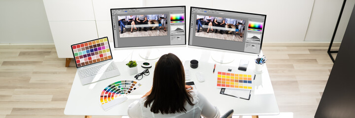 Poster - Graphic Designer Artist Working