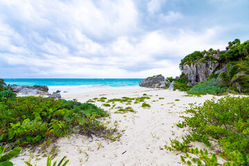 Ruins of Tulum, Yucatan, Mexico.