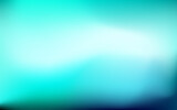 Fototapeta Konie - Abstract Gradient teal blue background. Blurred turquoise green water backdrop for your graphic design, banner, summer, winter or aqua poster, website