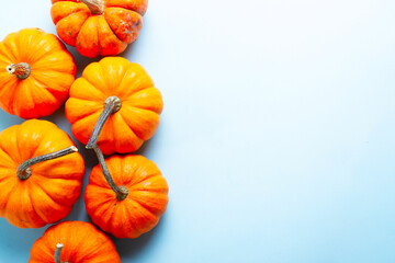 Wall Mural - pumpkin on table