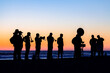 © Sergiodigital - Banda en la playa de Mazatlán en un atardecer.