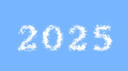 Poster - 2025 cloud text effect sky isolated background. animated text effect with high visual impact. letter