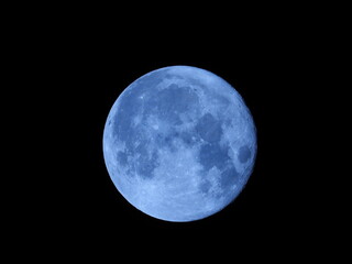 full moon, blue moon, august 2020
