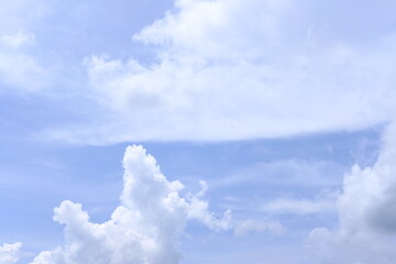 Canvas Print - blue sky with clouds