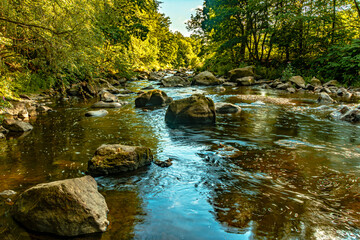 Canvas Print - Der Fluss   Chemnitz