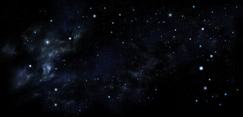 Wall Mural - stars in outer space, background of the night sky