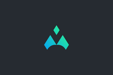 Technology Letter A Logo Template