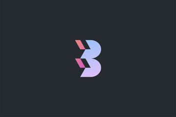 Technology Letter b Logo Template