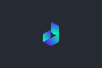 Technology Letter D Logo Template