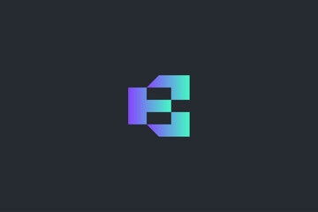 Technology Letter E Logo Template