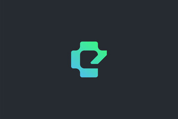 Technology Letter E Logo Template